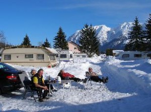 Campingplatz Winter