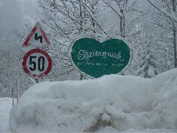 Steiermarkherz verschneit